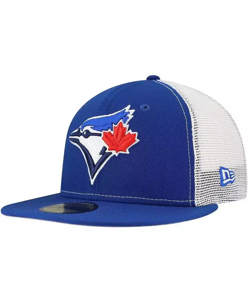 New Era | Men's Royal Toronto Blue Jays Team Color 59FIFTY Trucker Fitted Hat New Era | Men's Royal Toronto Blue Jays Team Color 59FIFTY Trucker Fitted Hat